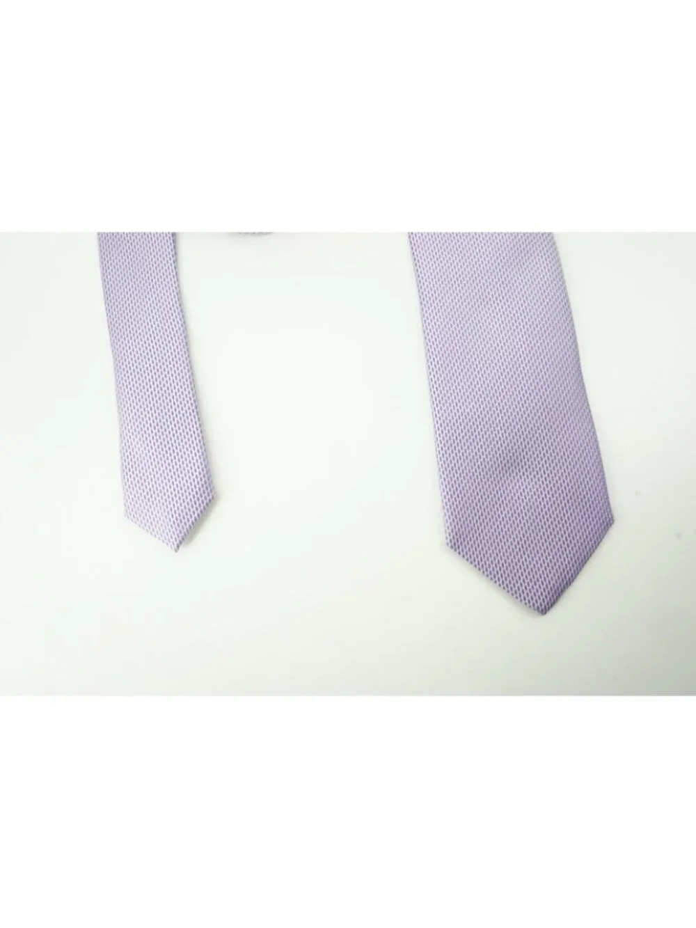 Canali Lavender Orchid Vertical Birdseye Silk Tie Brand New With Tags